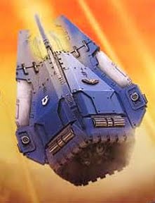 Space Marine drop pod artwork